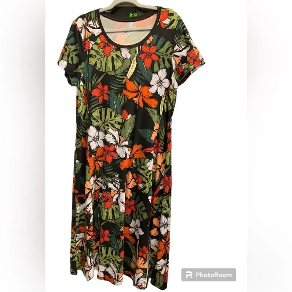 Cuddl Duds NWOT Midi Dress.  Size: 1XP